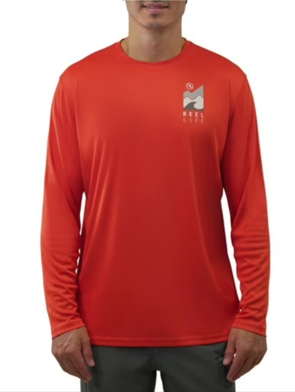 Reel Life Men's Long Sleeve UV T-Shirt NWOT